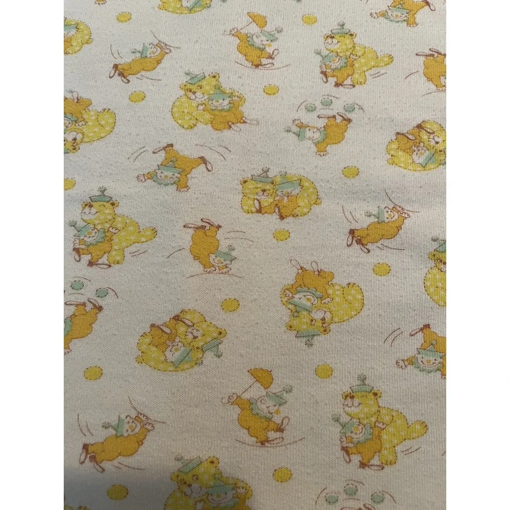 Vintage Carters Matching Baby Blanket & Changing Table Cover Unisex Clown & Bear